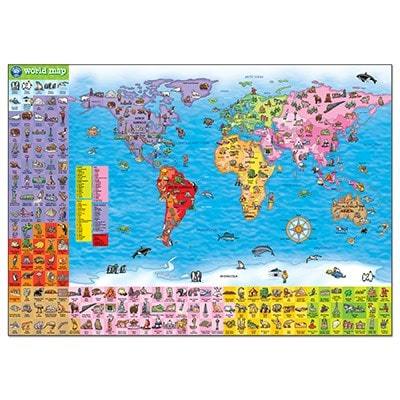 Orchard Toys World Map Puzzle & Poster Orchard Toys