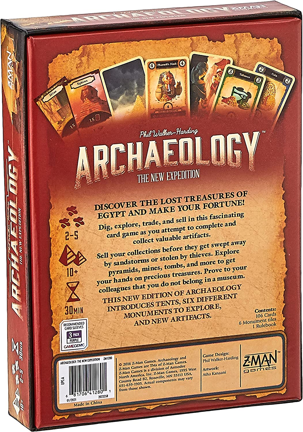 Archaeology The New Expedition Z-Man Games