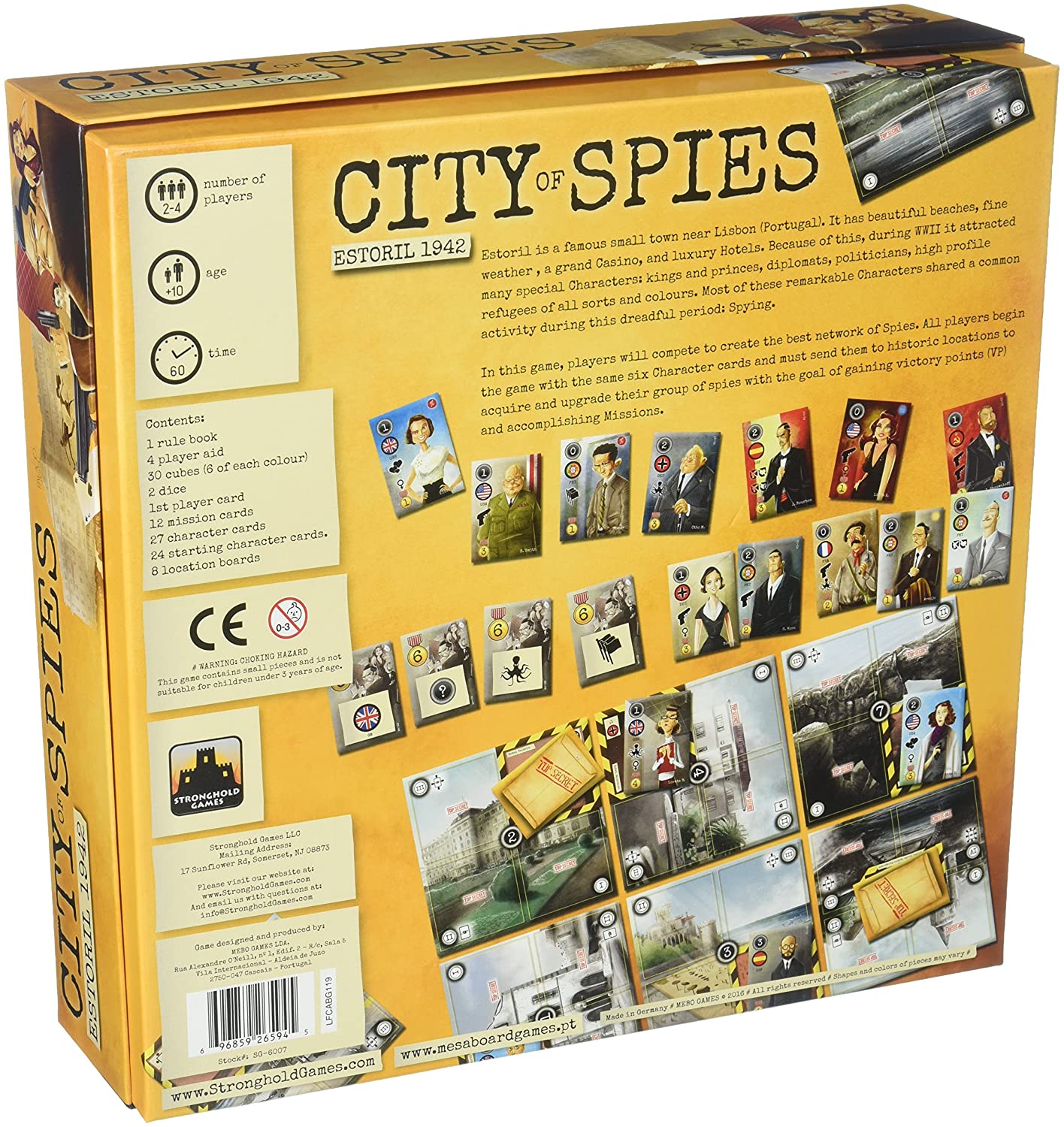 City of Spies Estoril 1942 Stronghold Games