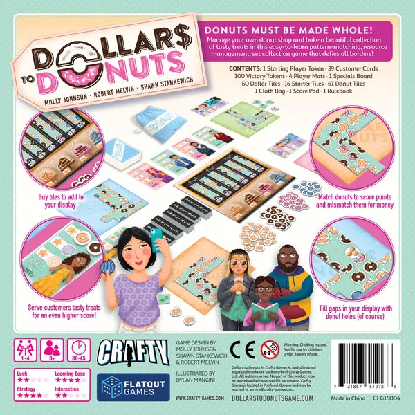 Dollars To Donuts Crafty Games