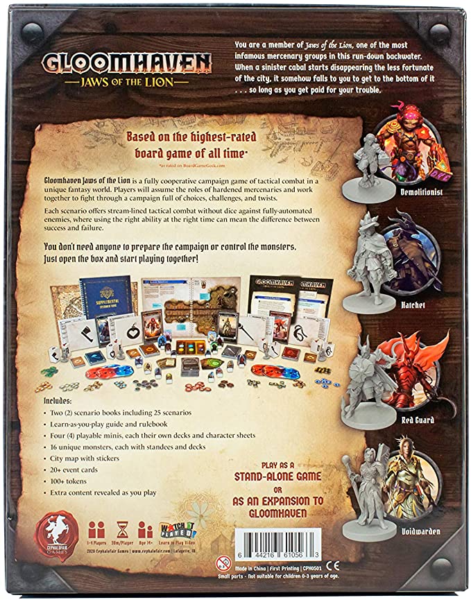 Gloomhaven - Jaws of the Lion Cephalofair Games