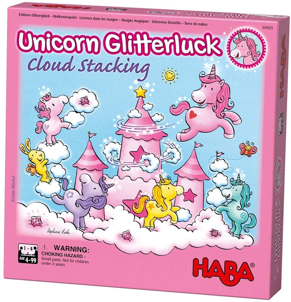 HABA Unicorn Glitterluck Cloud Stacking HABA