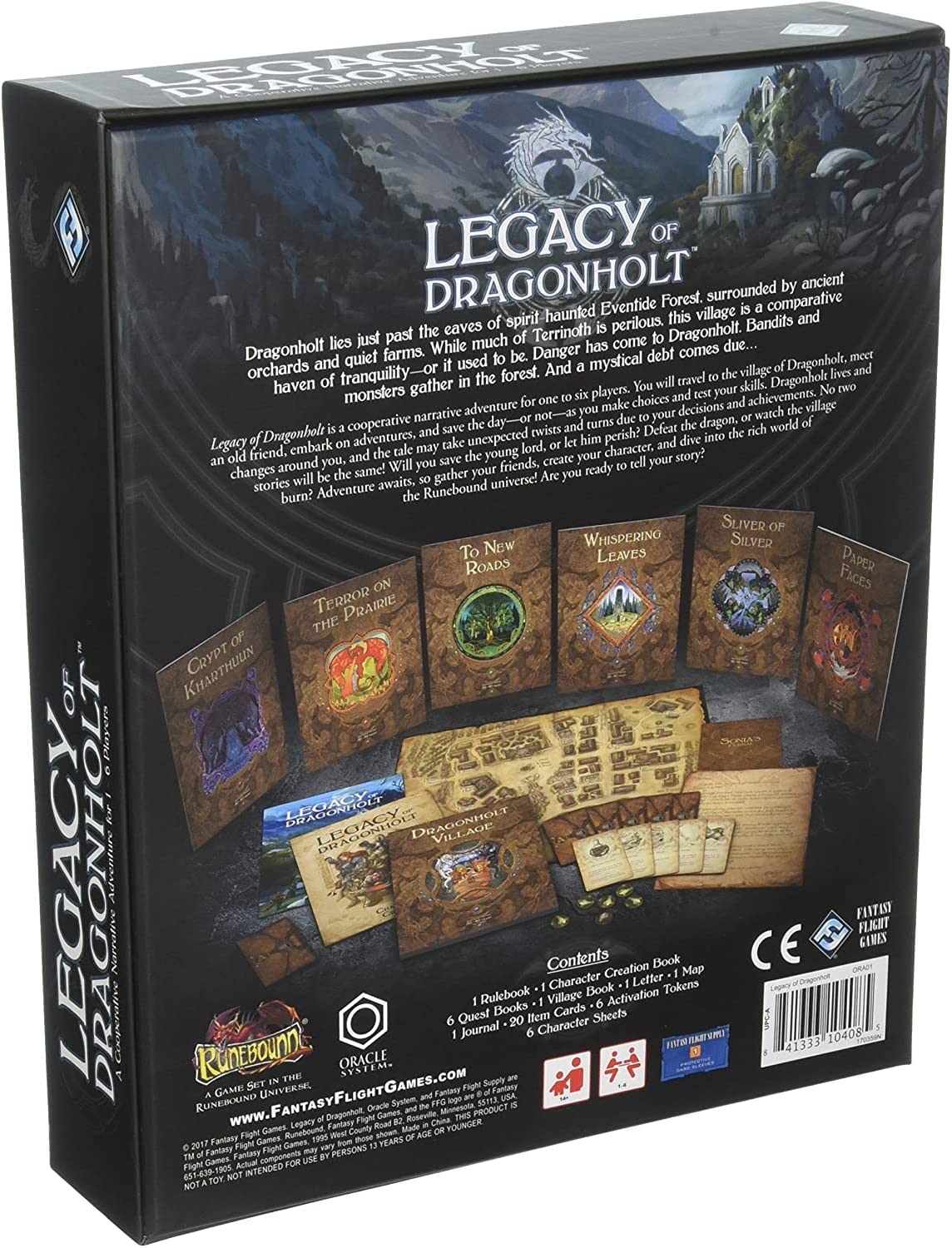 Legacy of Dragonholt Fantasy Flight Games