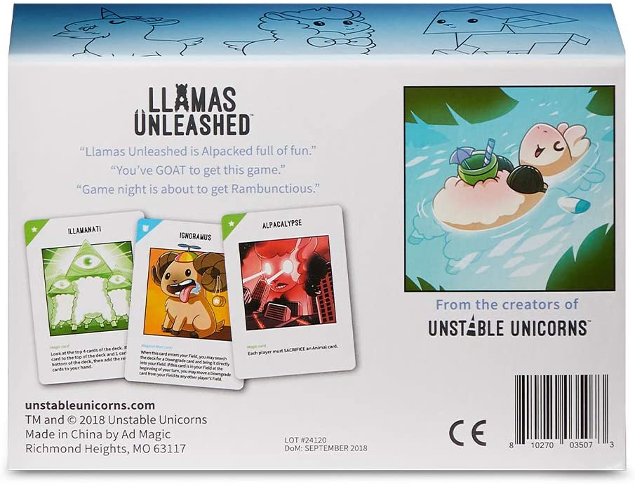 Llamas Unleashed Unstable Unicorns