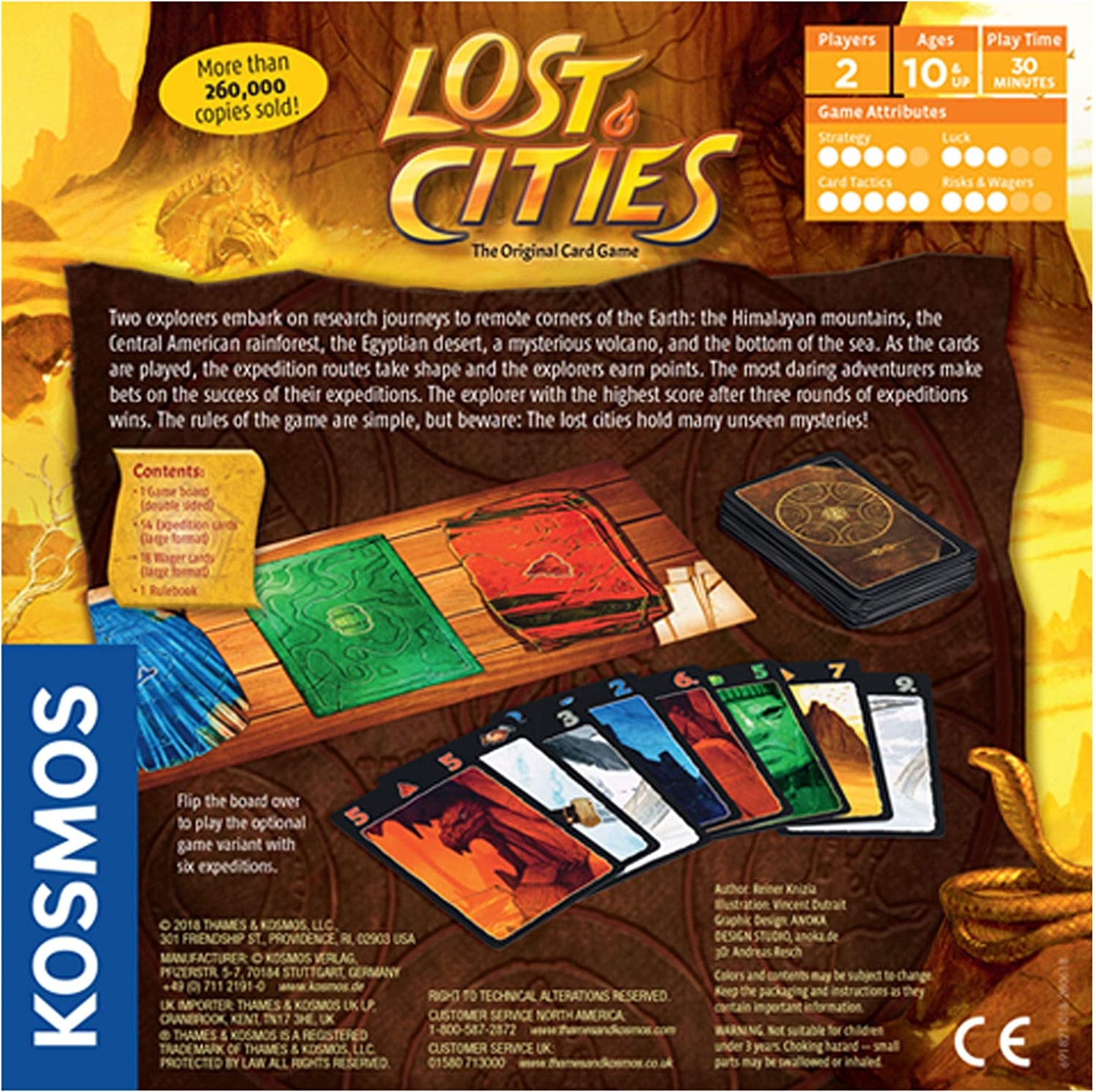 Lost Cities - The Original Card Game KOSMOS