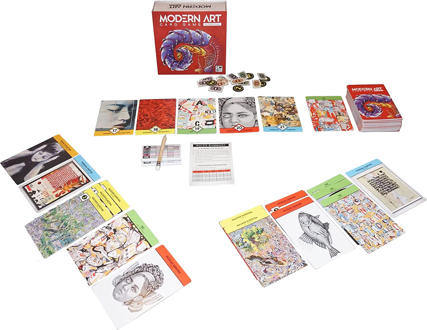 Modern Art - The Card Game CMON