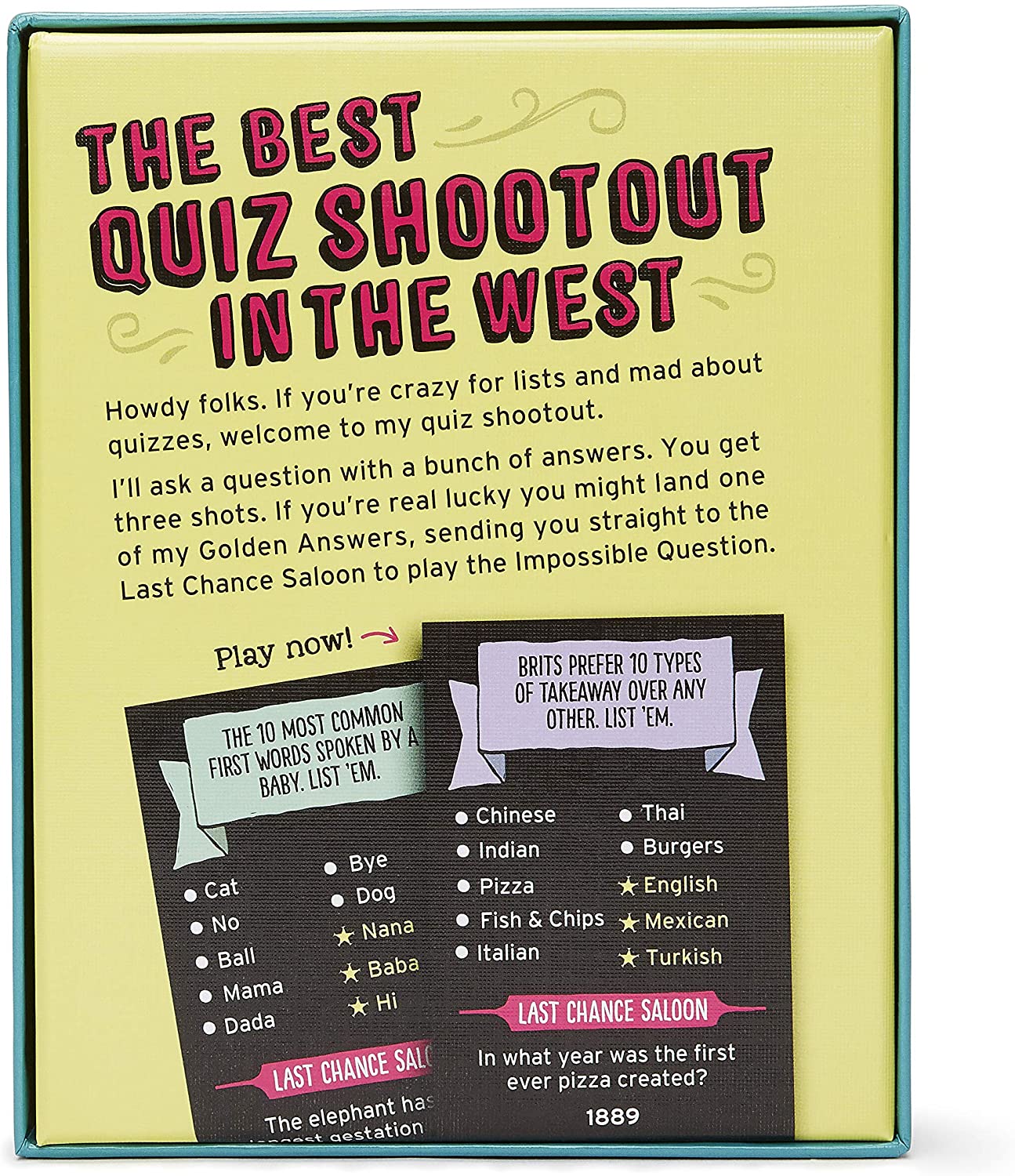 Mr Lister's Quiz Shootout Big Potato