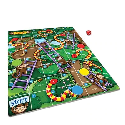 Orchard Toys Jungle Snakes & Ladders Mini Game Orchard Toys