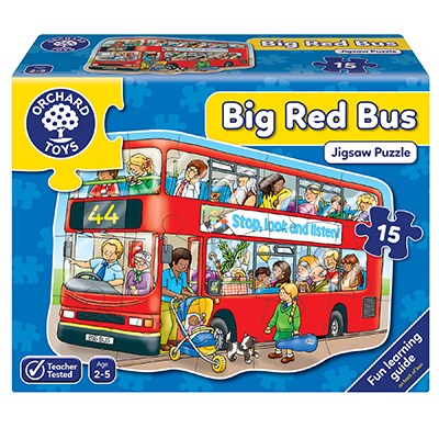 Orchard Toys Big Red Bus Jigsaw Puzzle Orchard Toys