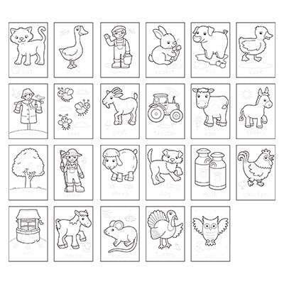 Orchard Toys Farmyard Colouring Book Orchard Toys