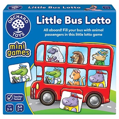 Orchard Toys Little Bus Lotto Mini Game Orchard Toys
