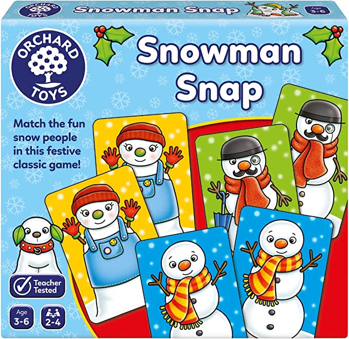 Orchard Toys Snowman Snap Mini Game Orchard Toys