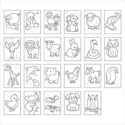 Orchard Toys Animals Colouring Book Orchard Toys