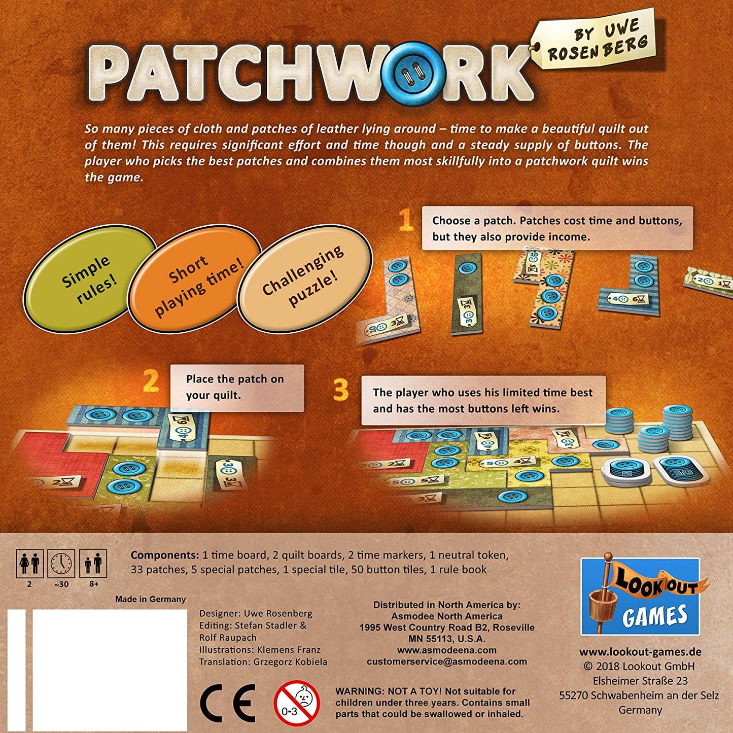 Patchwork Lookout Games