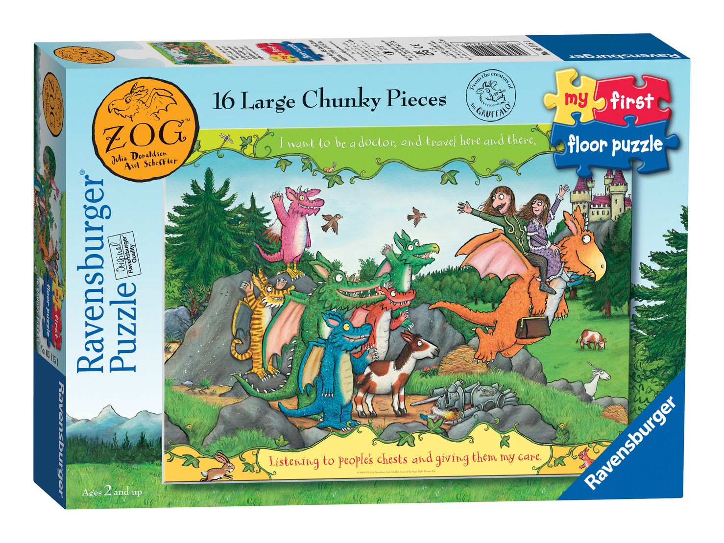 Ravensburger Zog My First Floor Puzzle, 16 Pieces Ravensburger