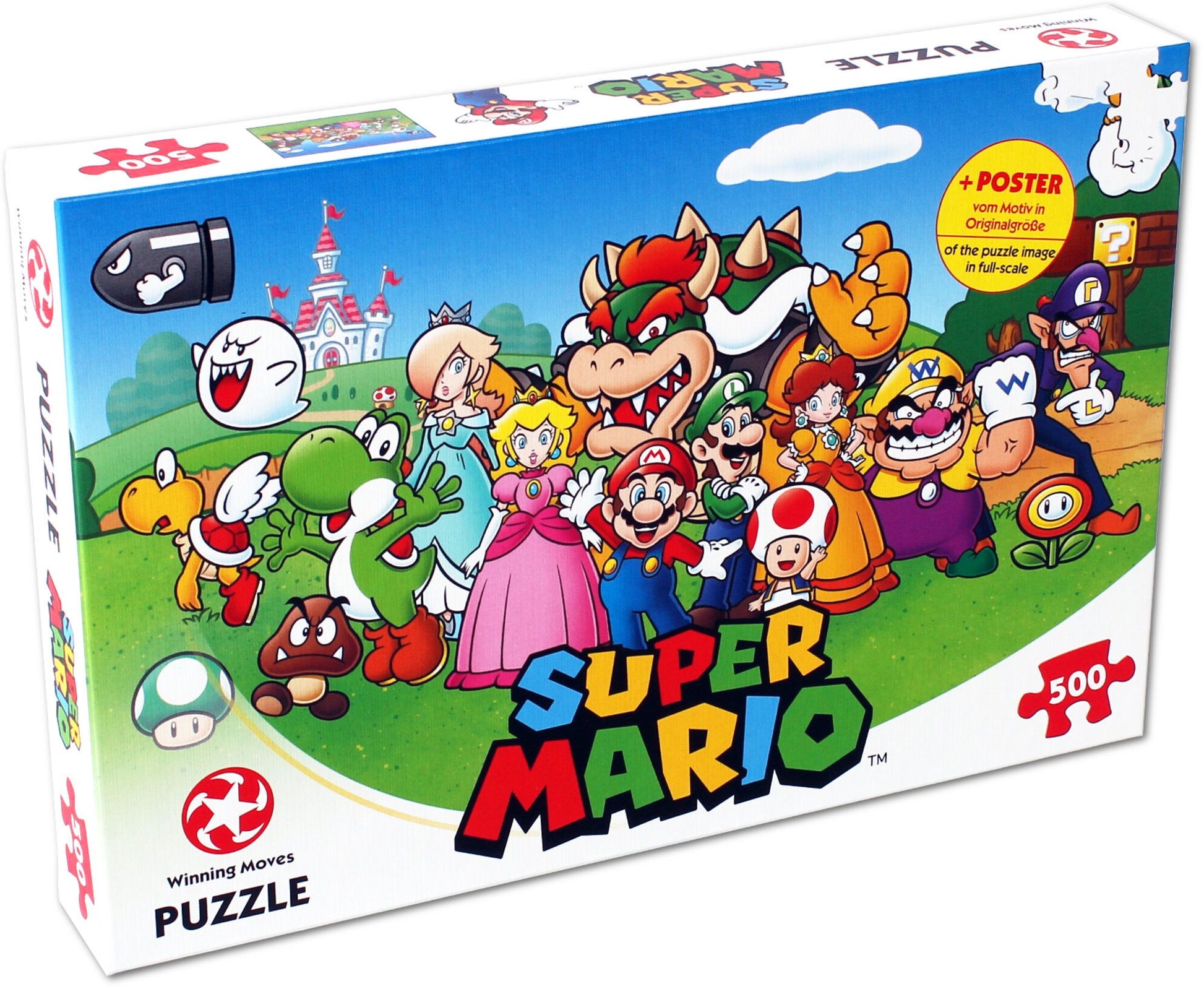 Super Mario 500 Piece Jigsaw Puzzle Asmodee