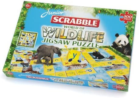 Scrabble Junior Wildlife Puzzle Mattel