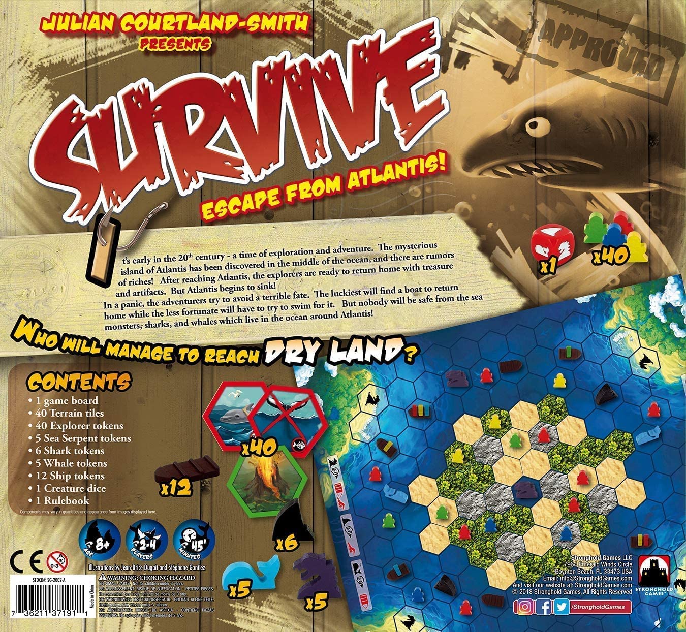 Survive: Escape from Atlantis! 30th Anniversary Edition Stronghold Games