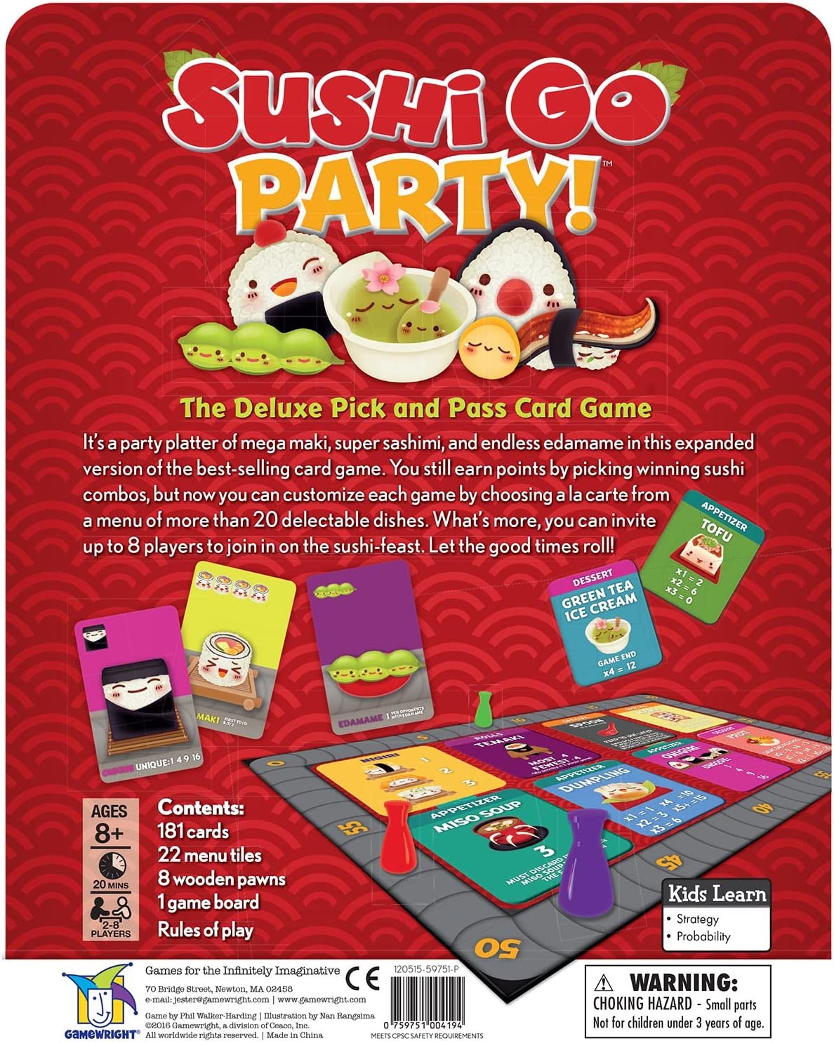 Sushi Go Party! Gamewright