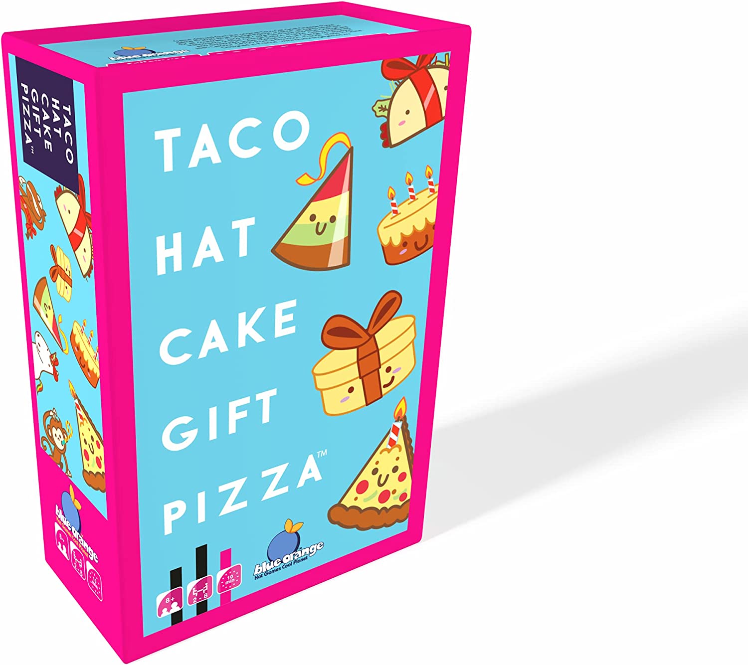 Taco Hat Cake Gift Pizza Blue Orange