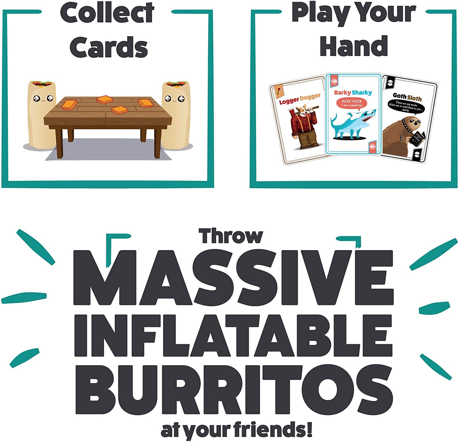 Throw Throw Burrito: Extreme Outdoor Edition Exploding Kittens