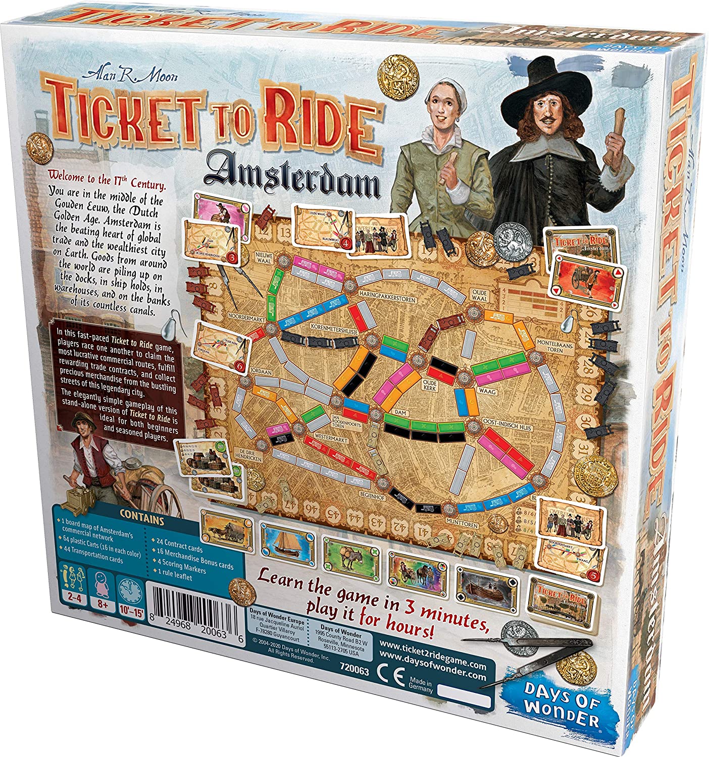 Ticket To Ride Amsterdam Days of Wonder