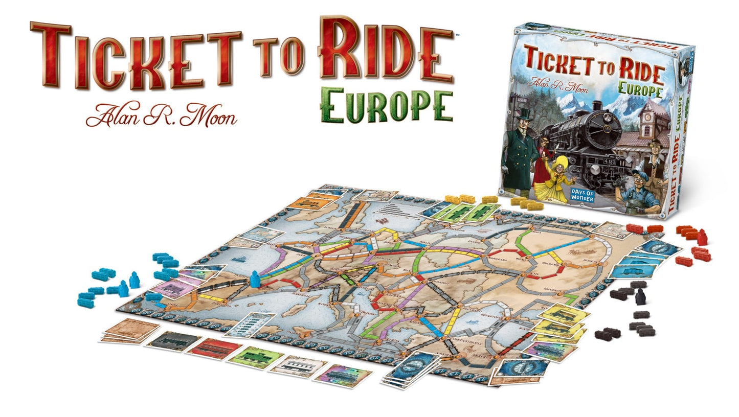 Ticket To Ride Europe Days of Wonder