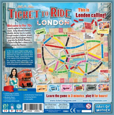 Ticket To Ride London Days of Wonder
