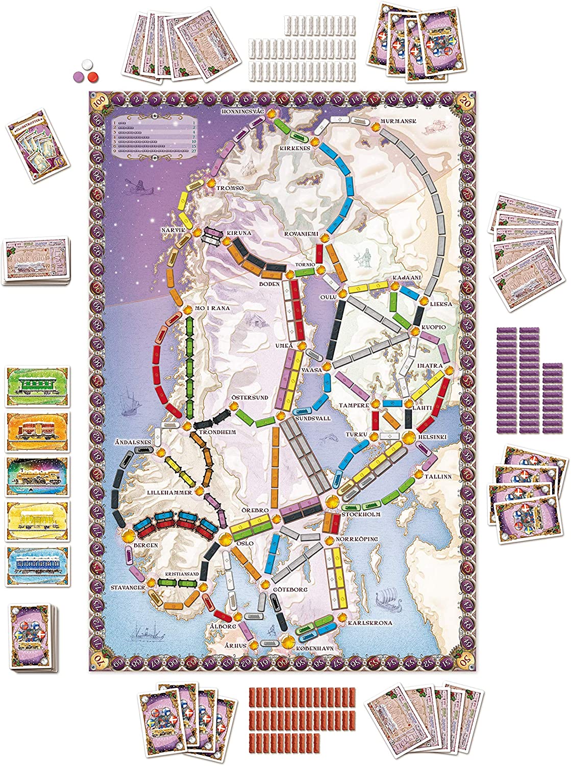 Ticket To Ride Nordic Countries Days of Wonder