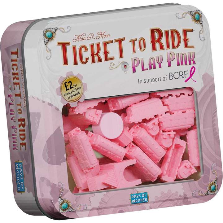 Ticket To Ride Play Pink Trains Days of Wonder