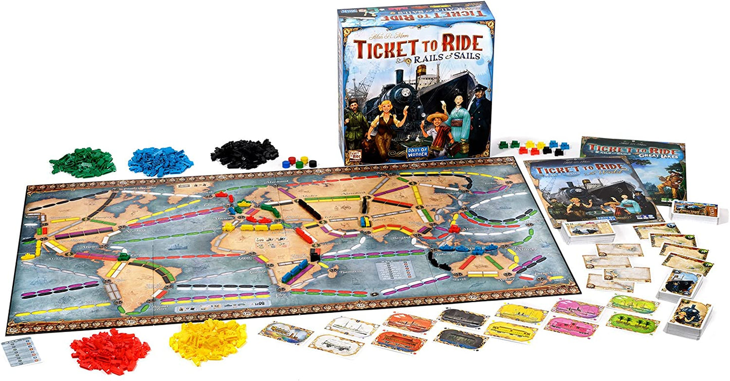 Ticket To Ride Rails & Sails Days of Wonder