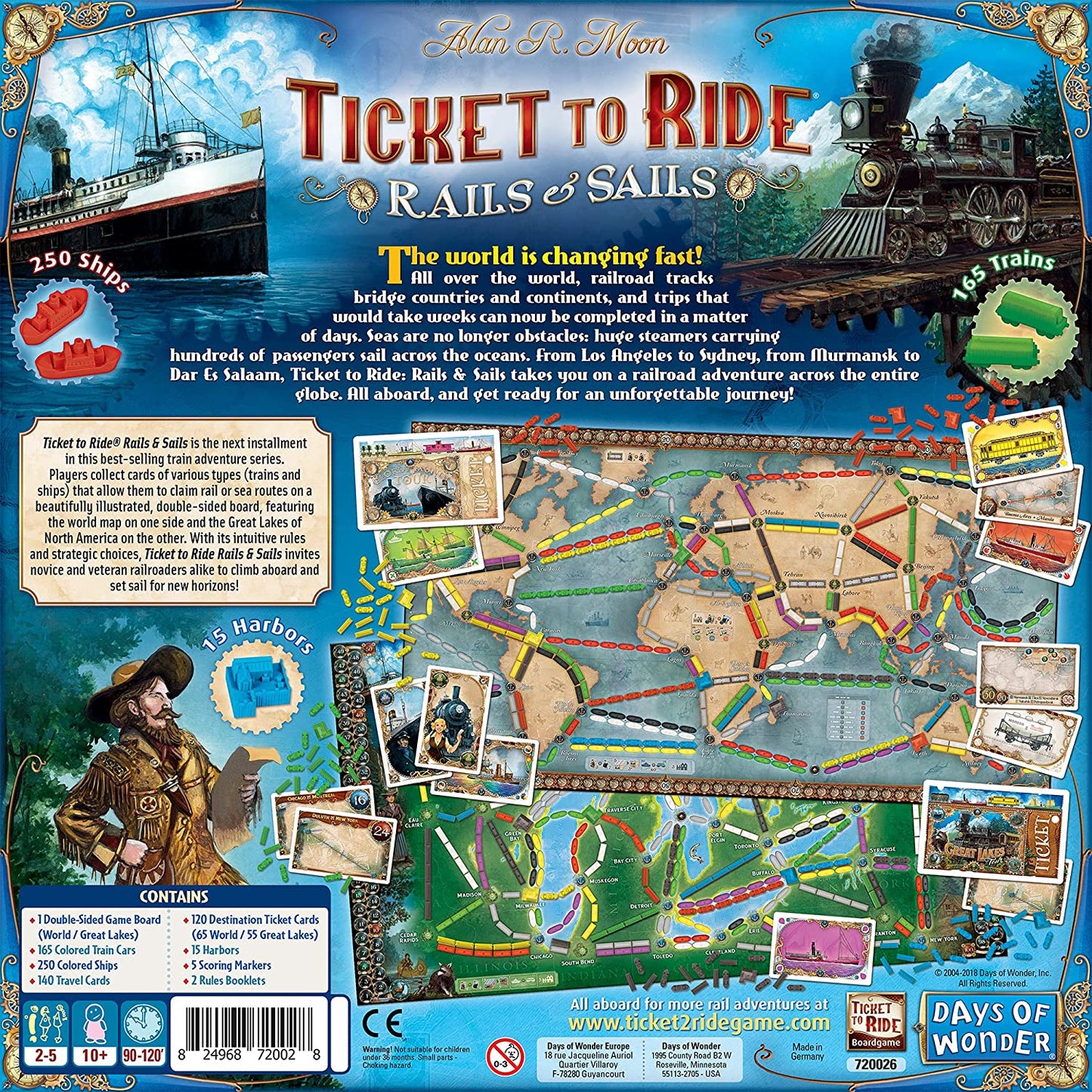 Ticket To Ride Rails & Sails Days of Wonder