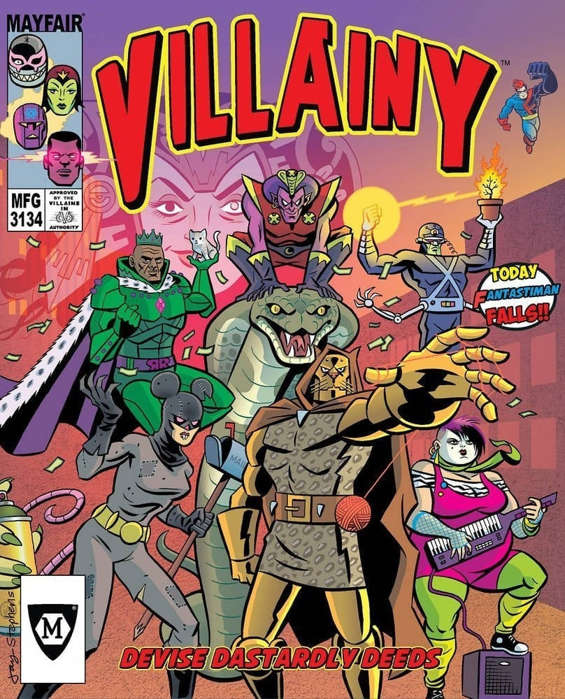 Villainy - Devise Dastardly Deeds Board Game Mayfair