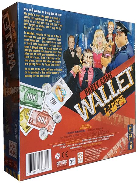 Wallet Party Game Cryptozoic