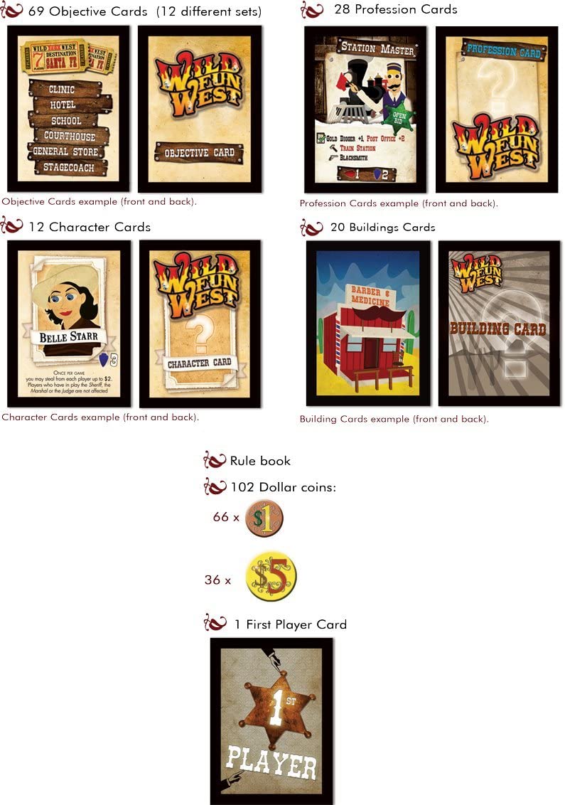 Wild Fun West With Golden Age Expansion NSKN Games